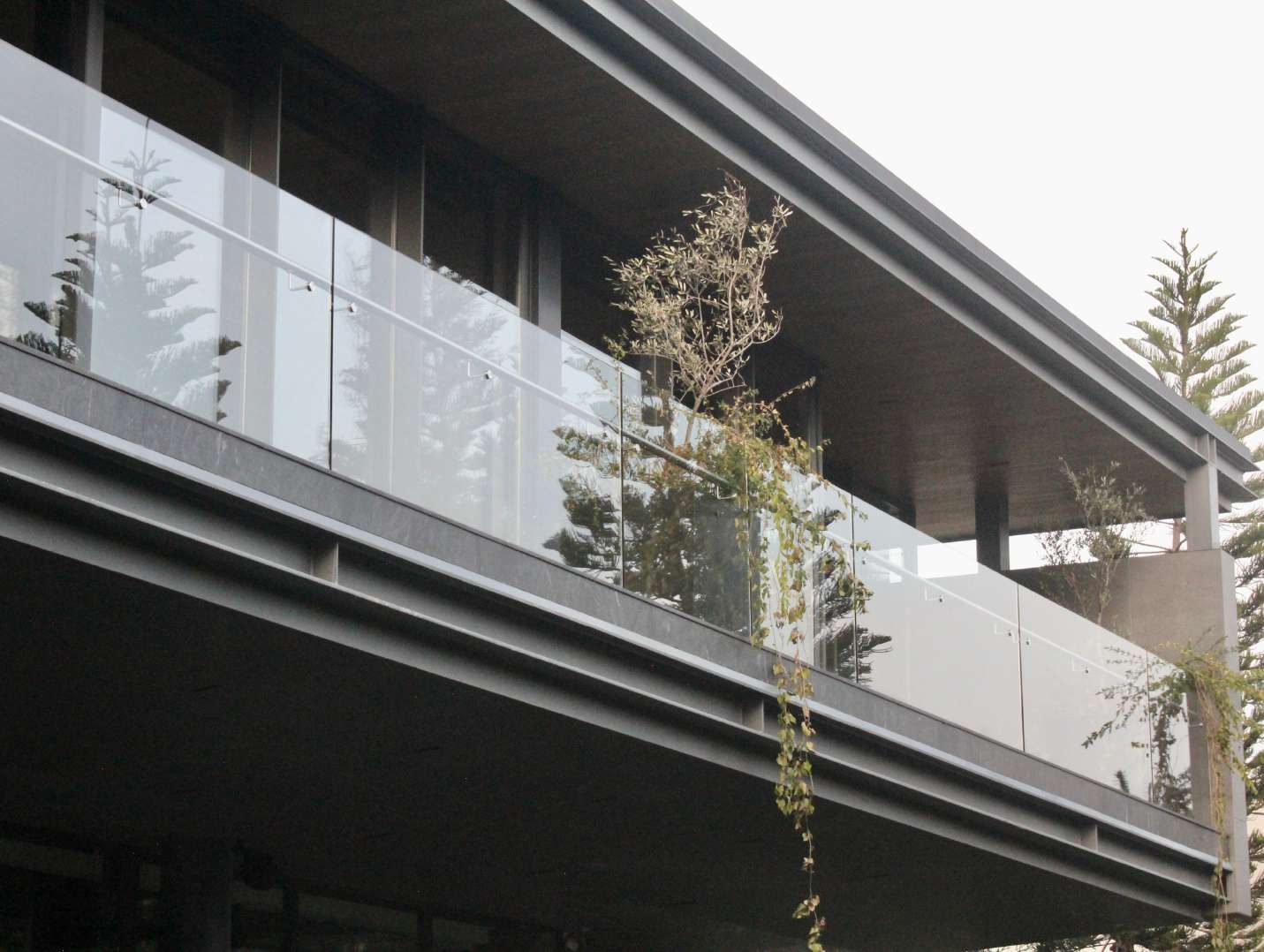 Jardín y terraza con cancelería